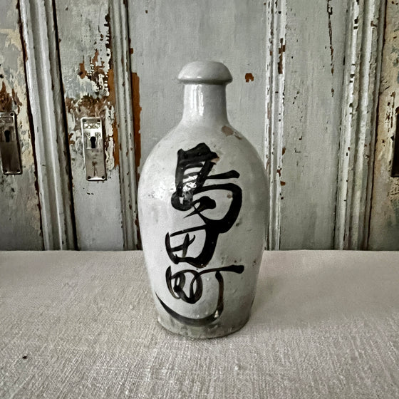 Japanese Stoneware Saki Bottles