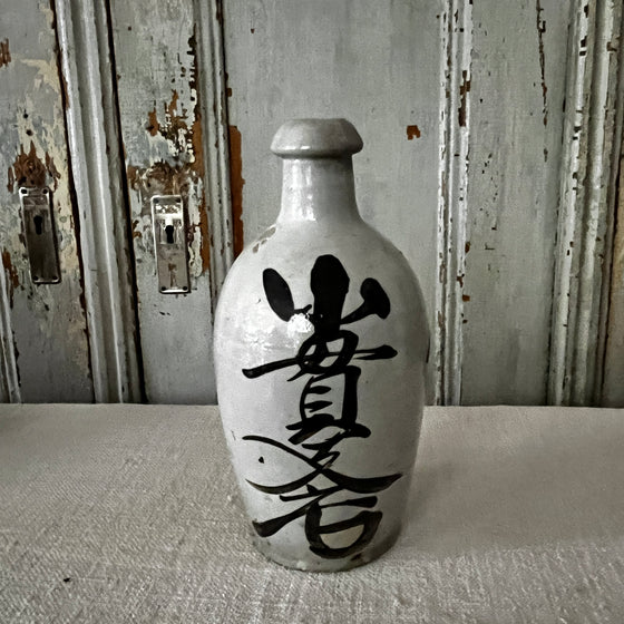 Japanese Stoneware Saki Bottles