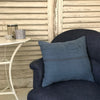 Vintage Linen covered cushion