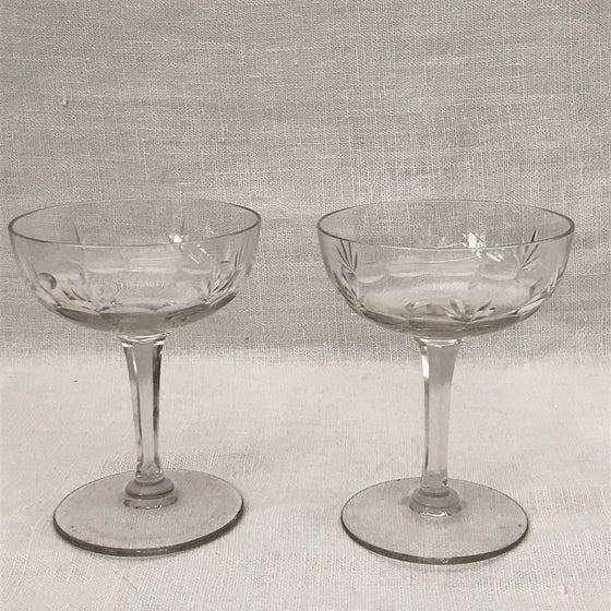 Pair of Champagne glasses