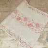 Hand-printed Vintage Linen Runners (Red)
